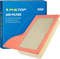 PHILTOP Engine Air Filter CA11958 Replacement for Mustang 2.3L 2015-2020, Mustang 5.0L 2015-2020, Mustang 3.7L 2015-2017, Flexible Panel