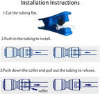 NSF 1/4" inch Water Line Power-Free Auto-Top-Off System with Float Valve, Vacuum Flow Regulator Automatic Water Level Controller for Marine Aquariums.