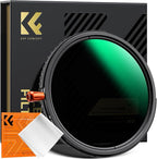 K&F CONCEPT 37mm Black Diffusion Mist Effect 1/4 & Variable ND2-32(1-5 Stops) & Circular Polarizing Filter CPL-in 1 HD Lens Filter with 28 Multi-Coatings for Camera Lenses (Nano-X Series)