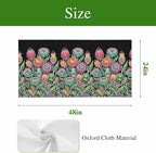Fluorescent Light Covers for Ceiling Lights Colorful Flowers Magnetic Light Filters 1 Pack 4x2 ft Abstract Lines Floral Ceiling Lights Cover for Classroom Office School Home Drop Lamp Decor