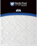 Nordic Pure 20x25x1 (Actual Size: 19 1/2 x 24 1/2 x 3/4) Poly Green MERV 6 AC Furnace Air Filters – Reduces Dust, Pollen, Pet Dander & Allergens – 4-Pack