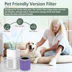AP301 AP302 HEPA filter Replacement, ONLY for Dayette AP301 AP302 Air Purifier, HEPA and More Carbon Particles, Pets Odors filter
