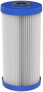 Pentair Pentek R50-BB Big Blue Sediment Water Filter, 10-Inch, Whole House Pleated Polyester Filter Cartridge, 10" x 4.5", 50 Micron