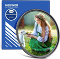 NEEWER 82mm Black Diffusion 1/8 Filter Soft Dreamy Cinematic Effect Filter Ultra Slim Water Repellent Scratch Resistant Optical Glass, Multi Nano Coatings for Video/Vlog/Portrait Photography