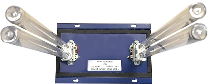 OdorStop OS7212 UV Air Purifier with 12-in Bulbs