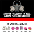 3M P100 Performance Filter 2091, 2 Pairs, Use With Any 3M Bayonet Mount Respirator, NIOSH-APPROVED P100 Filters, For Removal Of Mold, Lead Paint, & Working With Fiberglass Insulation (2091P2-DC)