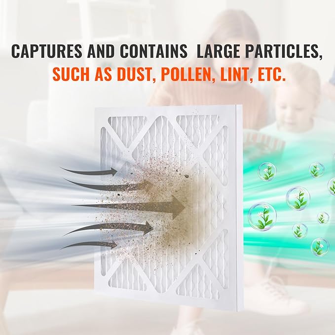 Happybuy 5-Pack Protective Pre Filters, 15.75" x 15.75" Air Filter Replacement, High-Efficiency Stage 1 Filters for BlueDri & Happybuy Scrubbers, Air Purifiers, Water Damage Restoration Equipment