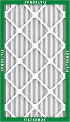 Filterbuy 16x24x2 Air Filter MERV 8 Essential Dust & Allergy Defense (6-Pack), Electrostatic Pleated HVAC AC Furnace Filters Replacement, Made in USA (Actual Size: 15.38 x 23.38 x 1.75)