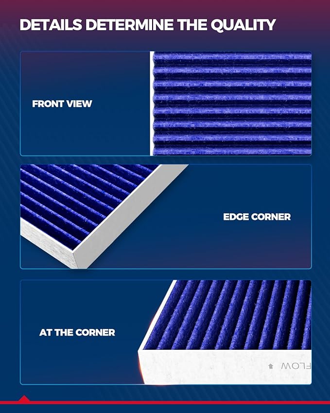 KAX Premiun Cabin Air Filter CF10361 Replacement for Chevy Cobalt, HHR 2005-2010, Ion 2003-2007, G5 2007-2009, Strong Adsorption w/Upgraded Activated Carbon