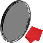 58mm X2 CPL Circular Polarizing Filter for Camera Lenses - AGC Optical Glass Polarizer Filter with Lens Cloth - MRC8 - Nanotec Coatings - Weather Sealed by Breakthrough Photography