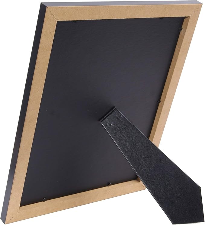 Creative Picture Frames [11x14bk-b] Black Theatre Frame with Black Matting, Holds 5.5x8.5-inch Media Plus Ticket Including Installed Wall Hanger (Theatre Bill Not Included)