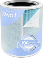 LEVOIT Core 400S-P Air Purifier Smoke Remover Replacement Filter, Genuine 4-in-1 Air Filters, Supports HEPA Sleep Mode, High-Efficiency Activated Carbon, Core 400S-RF-SR, Blue, 1 Pack