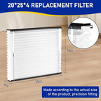 2Pack 213 Replacement Filter Compatible with Aprilaire Size: 20x25x4 MERV 13 Whole House Air Purifiers model:210, 1620, 2210, 2216, 3210, 4200.Not fit for 1213 UPGRADE KIT(MODEL 2120 OR 2200)