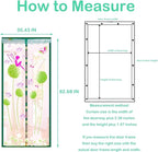 Door Mesh Screen with Magnet, Fly Hanging Temporary Magic Patio Heavy Duty Front Back Screen Magnetic Closure, Portable French Net for Door to Keep Bugs Out Doorway Curtain 35x83 in