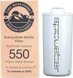 Epic Water Filters Everywhere Bottle Filter Complete Filter | 1-Pack | 75 Gallon Total Life | 3-4 month Supply | Compatible with all Epic Water Bottles | Replaces Everyday and Outdoor