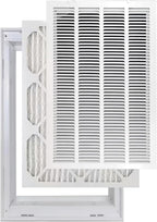 Venti Air Steel Return Air Filter Grille with MERV 11 Filter Pre-Installed - Removable Face/Door for 1 inch Filters - HVAC Duct Cover Grill (2-3 Business Day Delivery) (HFG2030F)