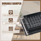 Bronze Color Floor Register Heavy Duty Walkable Steel Ease Adjust Air Vents 4X10 Inch Floor Vent Air Vents for Home