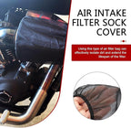 Car Cold Air Intake Filter Dustproof Cover, Universal Cone Protective Cover for High Air Intake Filters (Small)