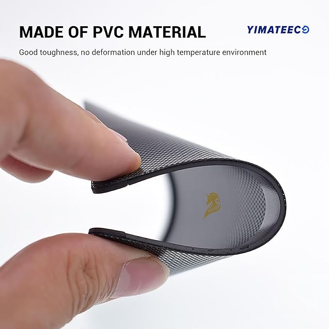 Dust Filter PC 90mm for Computer Cooler/PSU/Routers PVC 50 Mesh, Magnetic Frame PC Fan Dust Mesh Cooler Filter Dustproof Computer Fan Grills (PVC, Gentleman, 90 * 90mm, 5pcs, Black)