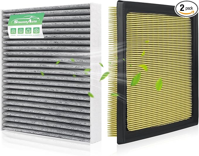 Engine & Cabin Air Filter for 19-26 Subaru Ascent 2.4L/18-22 Subaru Crosstrek 2.0L/21-22 Crosstrek 2.5L Air filter for Car Replacement 72880FL00A 16546AA16A Automotive Accessories