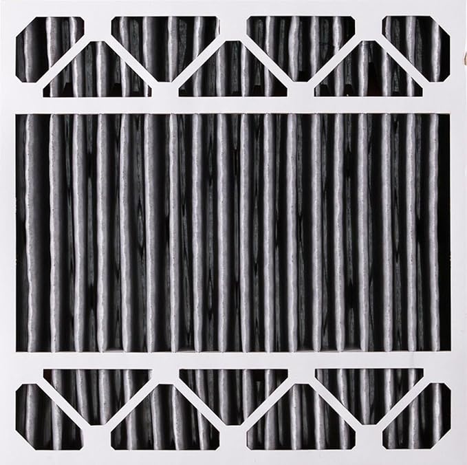 Nordic Pure 20x20x5 (Actual Size: 19 5/8 x 19 7/8 x 4 3/8) Honeywell Replacement Furnace Filters MERV 10 Plus Carbon 2 Pack