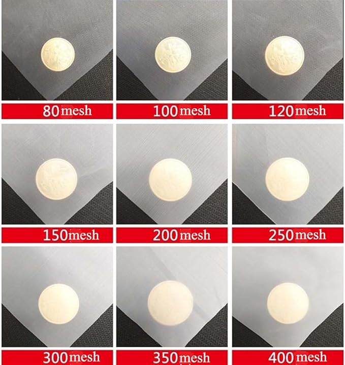 Fine Filter Mesh Nylon Fabric, Recycling Screens for The Industry 48 Micron Nylon Filter Mesh(100 Mesh,1x5 m)