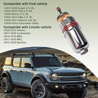 Aluminium Oil Filter Cap Cover Compatible With Ford Lincoln Vehicle Fusion F150 Bronco Edge Explorer 2015-2021, Aviator Continental MKX MKZ 2016-2022, Replace#FT4Z6A832C FT4Z-6A832-C