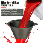 30 Pcs Paint Filter 100 mm Plastic Paint Strainer with Fine Nylon Mesh Reusable Industrial Nylon Filter for Oil, Water Based Oil Paints Food Residue