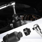 WORKPRO 28mm Oil Filter Socket Wrench, Oil Filter Removal Tool, Oil Filter Change Set, Ideal for Some Dodge Ram 6.7L Cummins Oil/Fuel Filter Canister