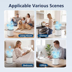 Upgraded TP01 Filter HEPA Replacement Filter Compatible with Dyson Tower Purifier Pure Cool Link TP01, TP02, TP03, AM11, BP01 Models, Compare to Part # 968126-03, 2 Pack