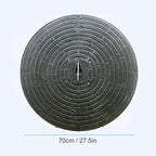 Septic Tank Lids, Manhole Cover with Handle, Sturdy and Pressure-Resistant, Suitable for Green Belts, Residential Areas and Construction Sites(70 cm/27.5 in)