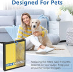 2 Pack Vital 100S Pet Care Replacement Filter for LEVOIT Vital 100S Air Purifier, 3-in-1 Vital 100s-P Hepa Filter and High-Efficiency Activated Carbon Filter, Replace Part #Vital 100S-RF-PA, Yellow