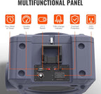 VEVOR Air Scrubber with 3-Stage Filtration, Stackable Negative Air Machine 800 CFM, Air Cleaner with MERV10, Carbon, H13 HEPA, for Home, Industrial and Commercial Use