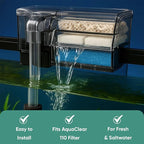 AquaClear 110 HOB Maintenance & Replacement Filter Media Kit, Including Gokul Brands Mesh Bags(AquaClear Activated Carbon, BioMax Media, 110 Foam Insert)