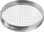 Repa Market Ø10 Inch Duct Cover – Galvanized Steel Round Duct Cap with Mesh Screen – HVAC Exhaust or Intake Vent – Exterior Pipe Air Outlet – Spiral Ventilation Ducting Metal End Plug
