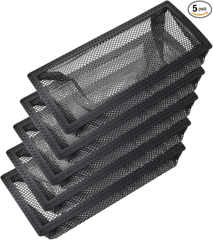 4"x10" Floor Register Trap Covers Screen Air Vent Filters for Home Floor Register Trap Floor Air Vent Screen Covers - 5 Pack