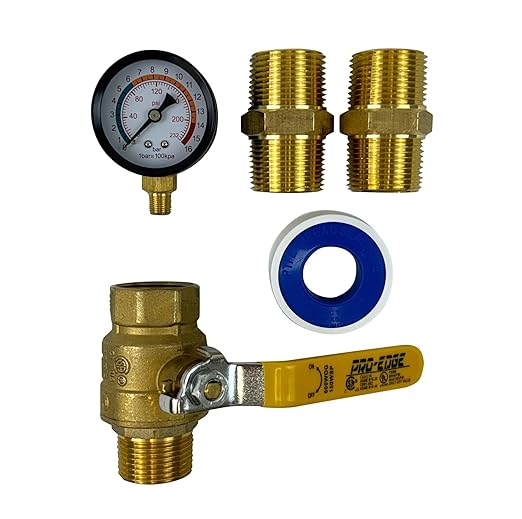 1" NPT Industrial (3-Stage) Moisture Removing Particulate Filter Water Separator and Oil, Moisture Vapor Removing Coalescing Filter and Air Pressure Regulator