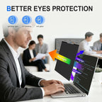 2Pack Magnetic 13.3 Inch Laptop Privacy Screen 16:9 Aspect Ratio, Removable Anti-Blue/Glare Protector Film, Anti Spy Desktop Security Private Filter 13.3in