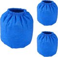 3 Pack VRC2 Cloth Filter for Vacmaster 1.5 to 3.2 Gallon Wet/Dry Vacuums, Also fit for Armor All AA155 AA256 AA255 2.5 Gallon Shop VAC Microlined
