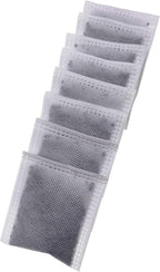 8 Pack Compact Activated Charcoal Odor Absorbing Filter Refill Deodorizer Compatible with iTouchless Cans 2.5 Gal, 3 Gal, 4 Gal and Other Small Trash Cans Under 8 Gallons with Filter Compartment
