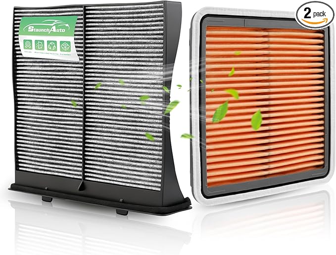 Engine and Cabin Air Filter Combo for Crosstrek 2016-2017, Forester 2009-2018, Impreza 2008-2016, WRX 2012-21, XV Crosstrek 2013-15 Air Filter Car Replacement #CF10930 16546AA090 Car Accessories