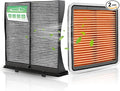 Engine and Cabin Air Filter Combo for Crosstrek 2016-2017, Forester 2009-2018, Impreza 2008-2016, WRX 2012-21, XV Crosstrek 2013-15 Air Filter Car Replacement #CF10930 16546AA090 Car Accessories