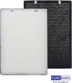 PUREBURG Replacement Filter Set Compatible with Brondell Pro Air Purifiers P700BB P7004C APP60 CANP700BB,H13 HEPA Activated Carbon Pre-Filters Air Clean