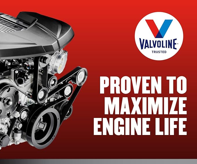 Valvoline Full Synthetic High Mileage with MaxLife Technology SAE 10W-30 Motor Oil 1 QT (Pack of 2)