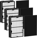 HAPF600 HEPA Filter Replacement Compatible with Holmes Air Purifier HAPF600 HAPF8650 HAP615 HAP625 HAP650, 3 Filter Replacement &3 Carbon Pre-filters, Part #HAPF600D, HAPF600D-U2