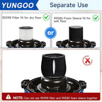 2 Pack 90398 Replacement Filter Compatible with Shop Vac 903-98 90398 9039800 903-98-00 Type AA Cartridge Vacuum Filter Fits Most Shop Vac 4 Gallon and Less Wet/Dry Vacuum
