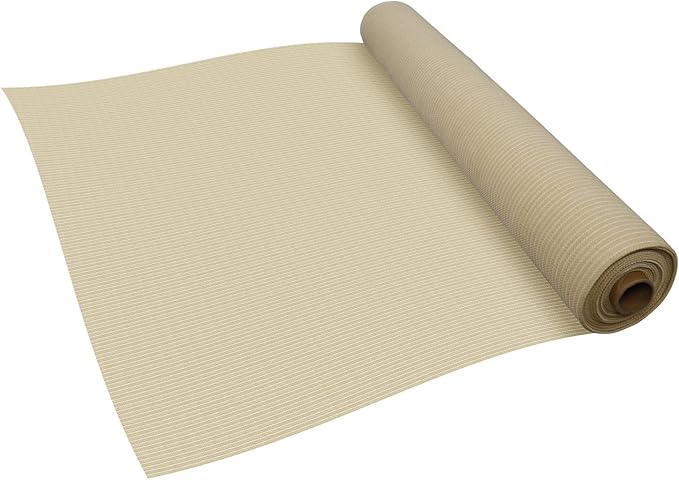 TANG Sun Shade Fabric Roll 8'x9' Shade Cloth for Garden Beige HDPE Mesh Shading Pergola Cover Replacement Canopy, 95% Blockage Sunshades for Outdoor Patio Backyard Plant