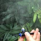 iRuiZhe Misting Cooling System Kit 26.2FT(8M) MistingLine DIY Outdoor Mist Cooling Kit +11 Brass Nozzles Garden Misting Irrigation System for Garden Greenhouse, Flower Bed,Patio,Lawn