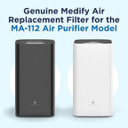 Medify MA-112 Genuine Replacement Filter Set for Allergens, Smoke, Wildfires, Dust, Odors, Pollen, Pet Dander | 3 in 1 with Pre-filter, HEPA H13 and Activated Carbon | Removal to 0.1 Microns | 2-Pack