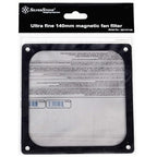Silverstone Technology 2 x 140mm Ultra Fine Fan Filter with Magnet FF143B-2Pack (Black) - 2 Pack (SST-FF143B-2PACK)